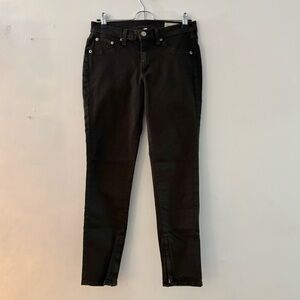 Rag and Bone Dark Olive Capri Pants